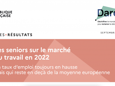 Dares - Les seniors sur le marché du travail en 2022